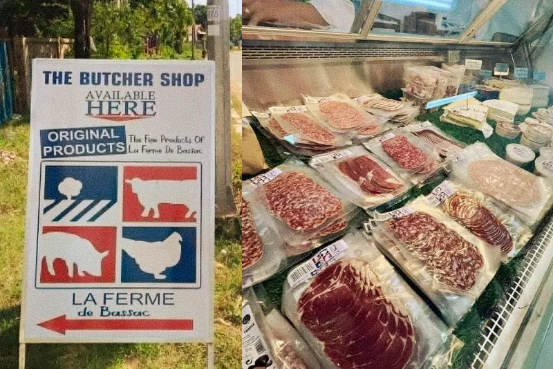 Dépôt boucherie de La Ferme de Bassac à Siem Reap
